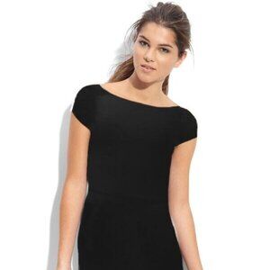 Black Max Studio Mini Bandage Knit Cap Sleeve Dress NWT